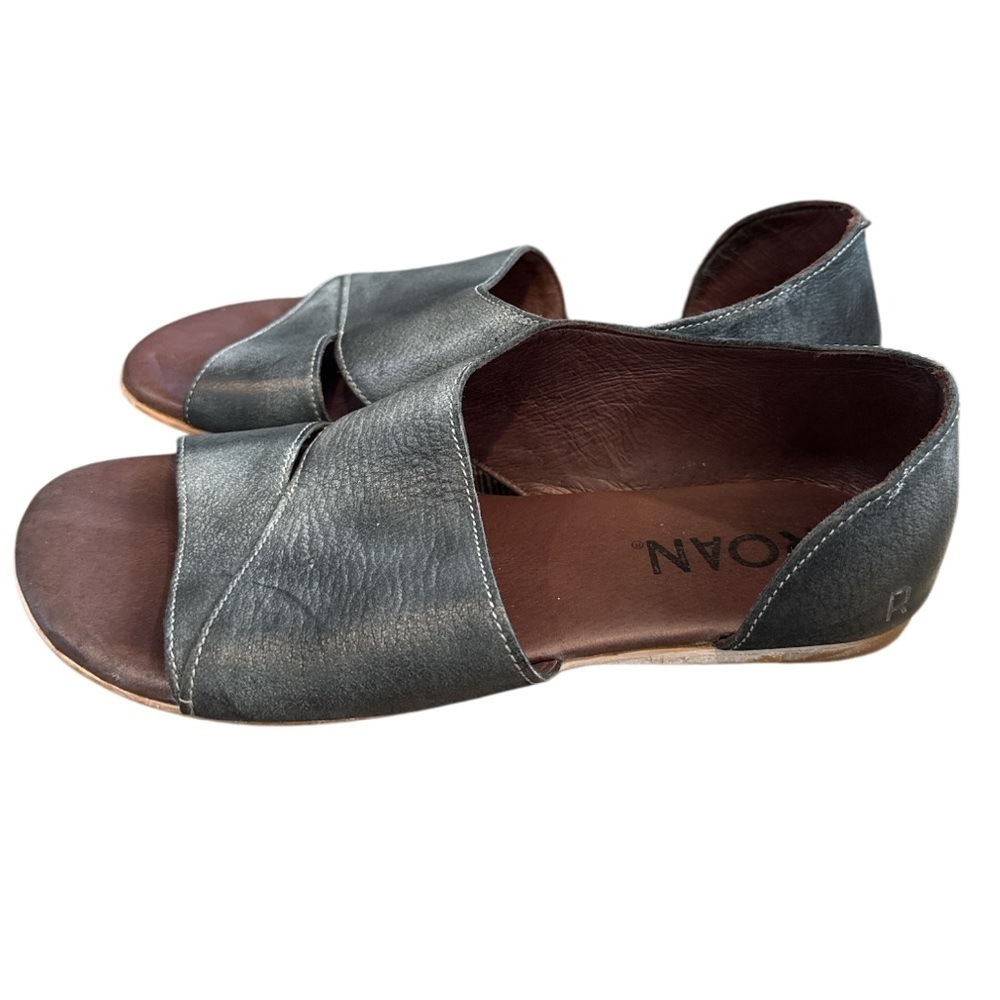 Roan by Bed Stu Womens Irie Leather Slip On Flat Sandals Sandals - Picture 4 of 12